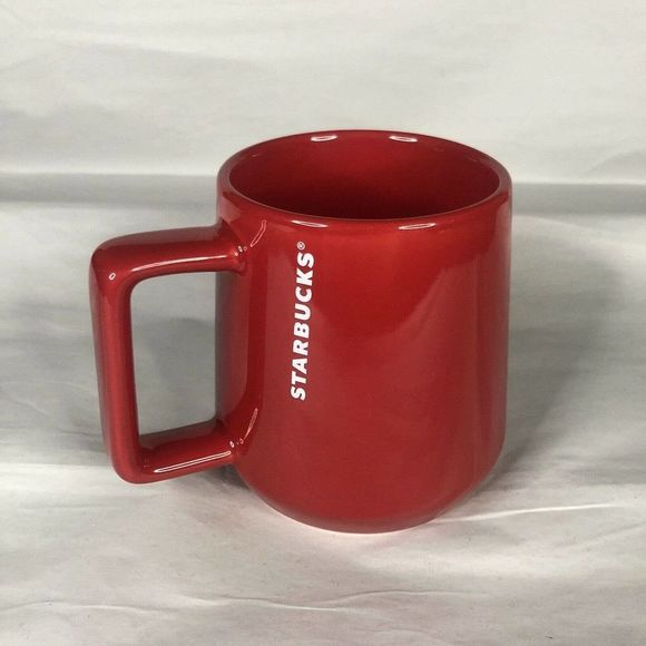 Starbucks Red Coffee Tea Mug Hand Warmer Ceramic 12 oz Holiday Christmas 2019 - Picture 3 of 6